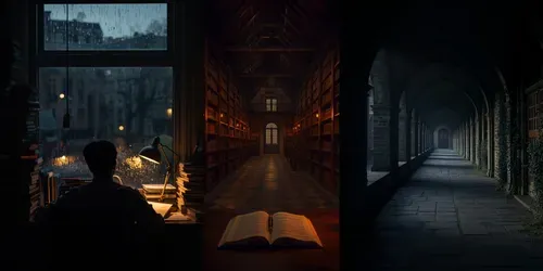 Dark Academia Aesthetic Art generated by leonardo