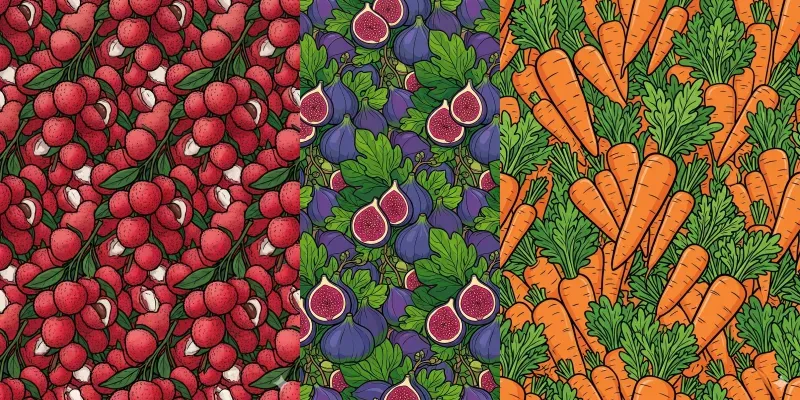 Ligne Claire Comic Seamless Patterns generated by undefined