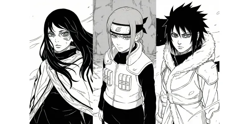 Masashi Kishimoto Style Naruto Manga Art generated by undefined