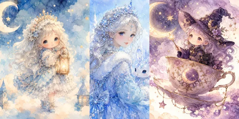 Whimsical Fantasy Dreamworlds generated by undefined