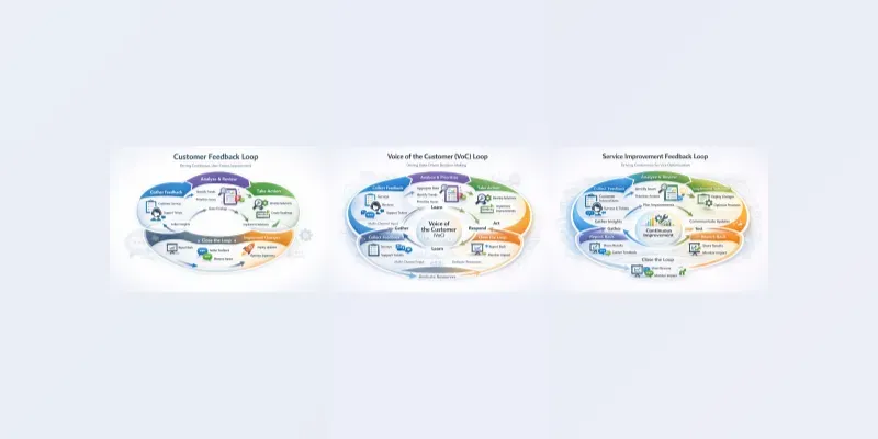 Customer Feedback Loop Diagrams generated by undefined
