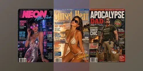 Retro Magazine Cover Generator generated by chatgpt-image