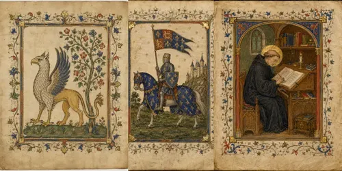Medieval Illuminated Manuscripts generated by chatgpt-image