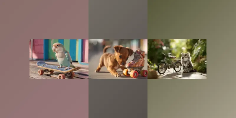 Playful Animal Lifestyle Scenes generated by undefined