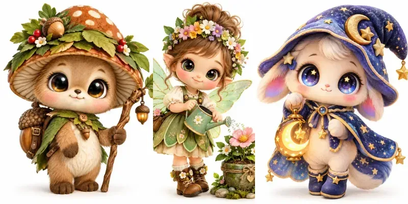 Kawaii Mascot Character Art