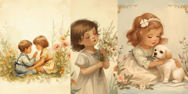 Vintage Storybook Illustrations generated by undefined