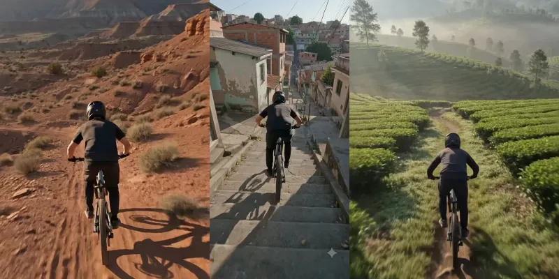 Ultra Realistic Downhill Videos generated by undefined