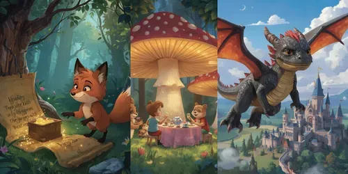 Childrens Storybook Illustrations generated by leonardo