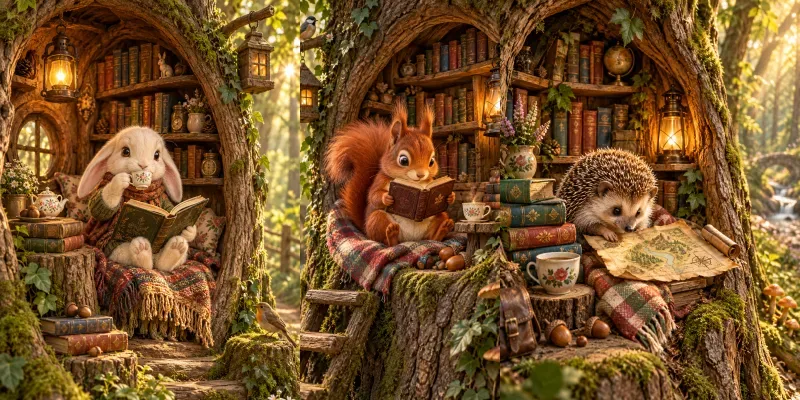 Enchanted Woodland Reading Nooks