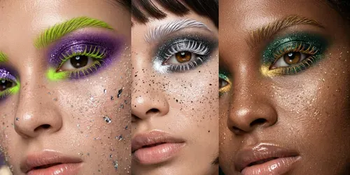 Highfashion Macro Beauty generated by gemini-image