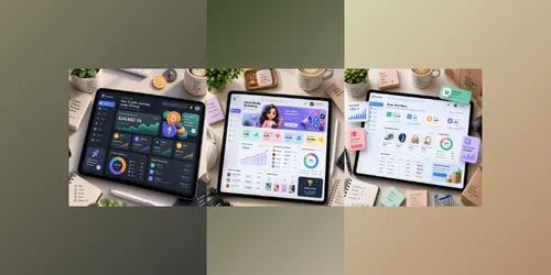 3D Claymorphic App Dashboard Mockups generated by chatgpt-image