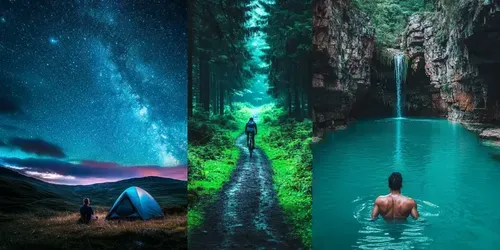Adventurous Outdoor Aesthetic Images generated by midjourney