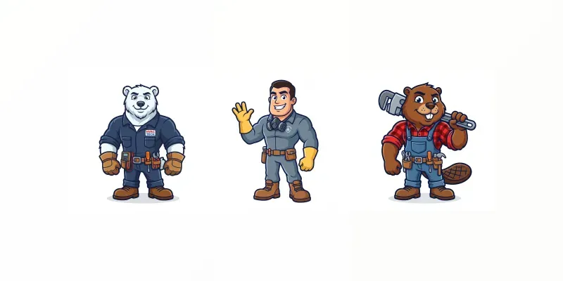 Professional Mascot Character Designs generated by undefined