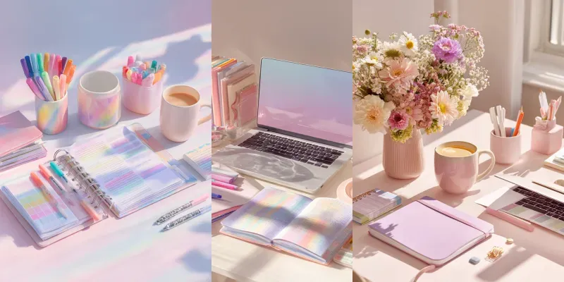 Playful Feminine Workspaces