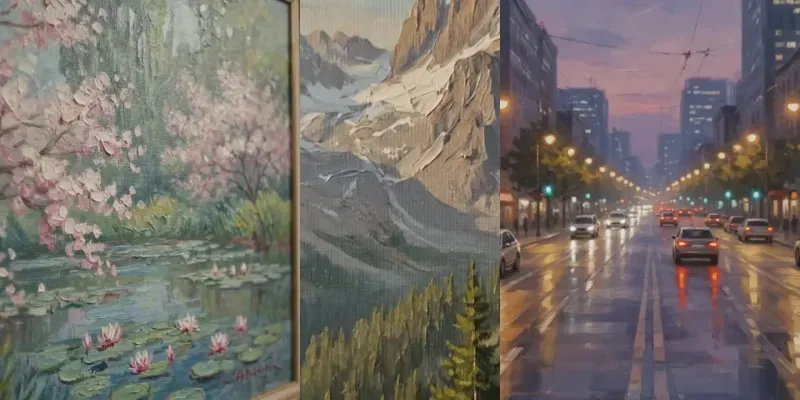Painting Frame Releases Scenes generated by undefined