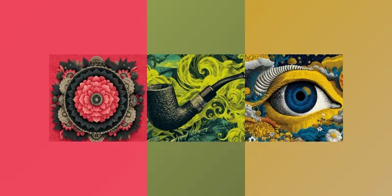 Retro Psychedelic Swirl Poster Art generated by undefined