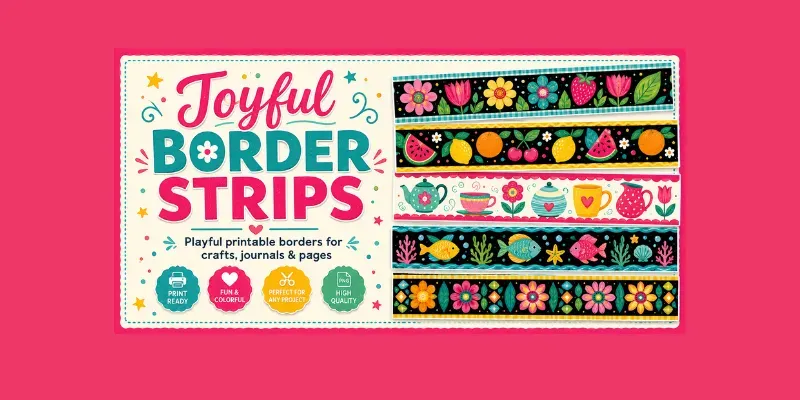 Joyful Border Strips generated by undefined