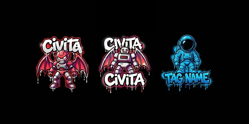 Graffiti Characters Pod Ready generated by undefined