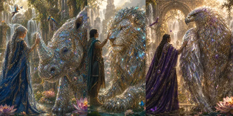 Crystal Beast Guardians generated by undefined