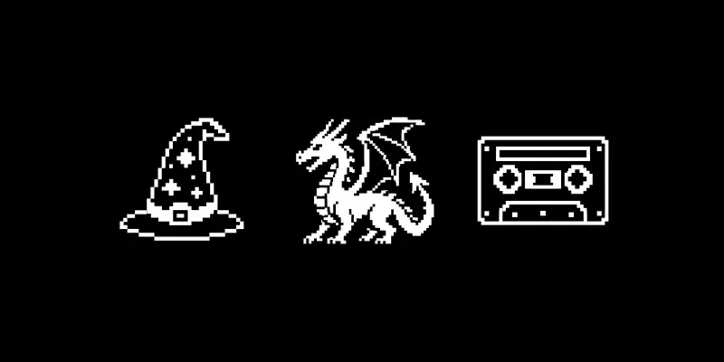Retro 1bit Pixel Icon Generator generated by undefined