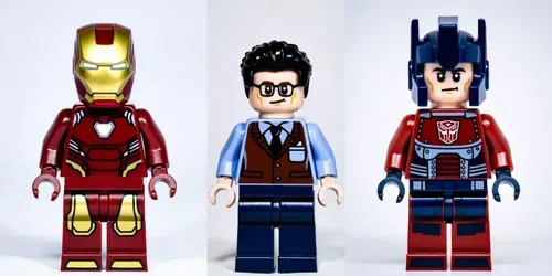 Cute Lego Character Minifigures 3D generated by grok-image