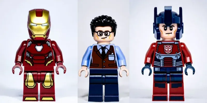 Cute Lego Character Minifigures 3D generated by undefined