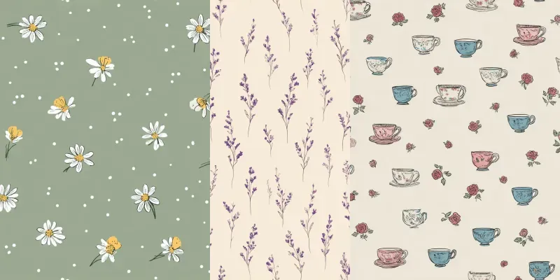 Ditsy Floral Seamless Pattern Makers generated by undefined