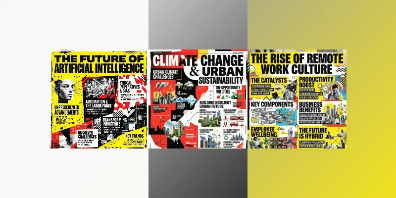 Collage Style Editorial Infographics generated by undefined