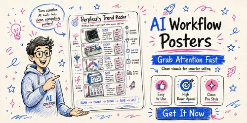 Tool Workflow Posters generated by chatgpt-image