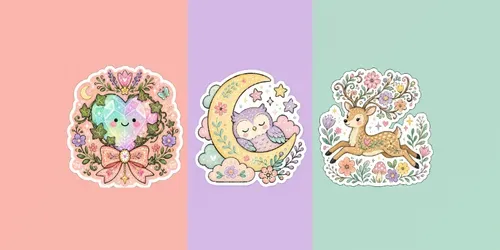 Crayon Folk Sticker Art generated by chatgpt-image