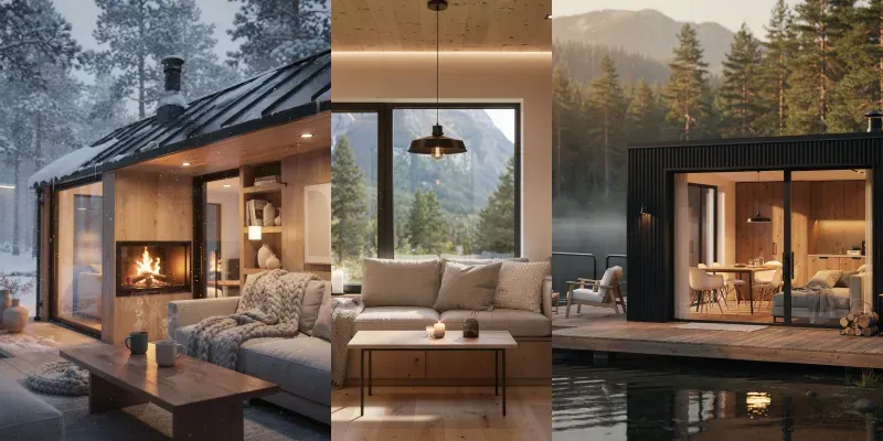 Luxury Tiny House Cabins generated by undefined