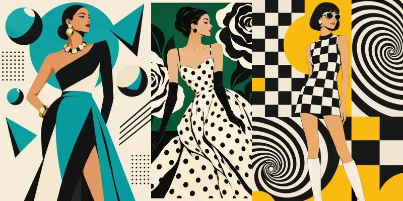 Chic Vector Fashion Art generated by undefined