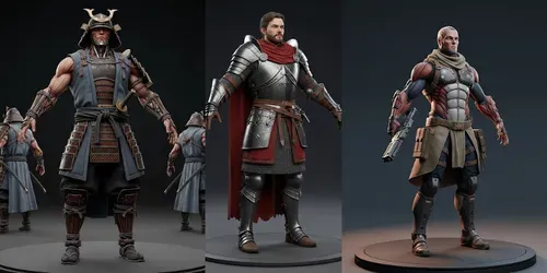 Aaa 3D Character Generators generated by flux