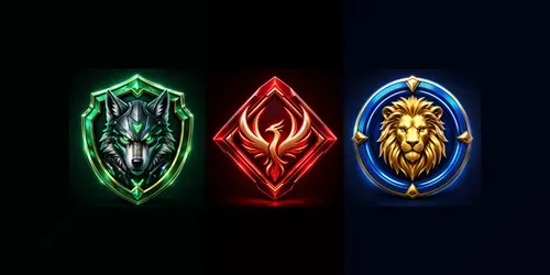 Futuristic Success Badge Icons Packs generated by chatgpt-image