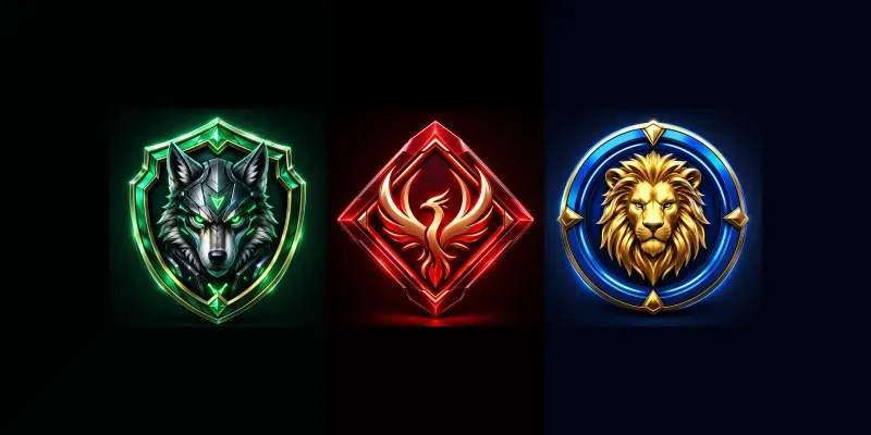Futuristic Success Badge Icons Packs generated by undefined