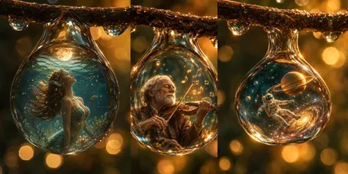 Dewdrop Mermaids generated by chatgpt-image