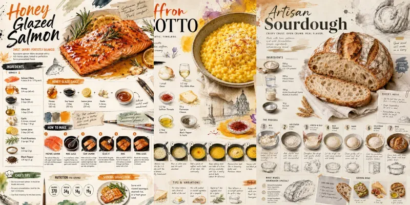 Artisanal Chef Studio Cookbook Pages generated by undefined