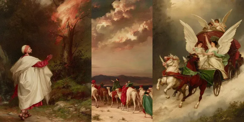 Biblical Mythology Oil Scenes generated by undefined