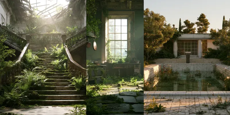 Abandoned Manors Art Generator generated by undefined