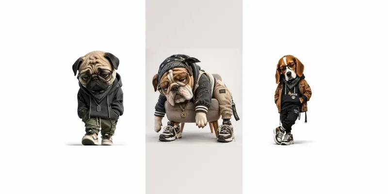 Sad Lazy Dog Streetwear Characters generated by undefined