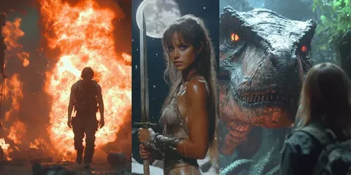 80s Movie Frame Cinematic Scenes generated by midjourney