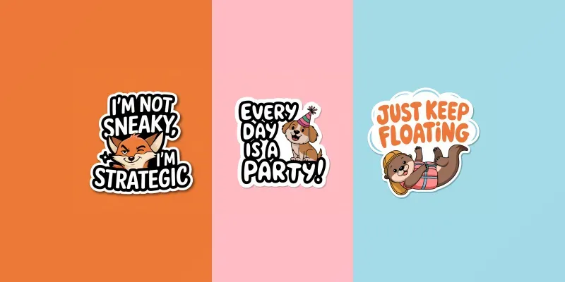 Cute Changeable Text Stickers generated by undefined
