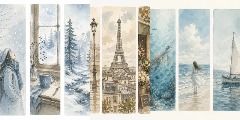 Soft Stories In Watercolor generated by undefined
