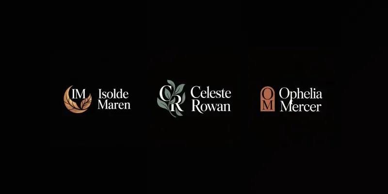 Luxury Cursive Monogram Logos