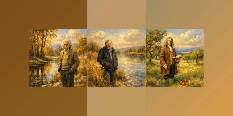 Impressionist Scientists Nature Portraits generated by undefined