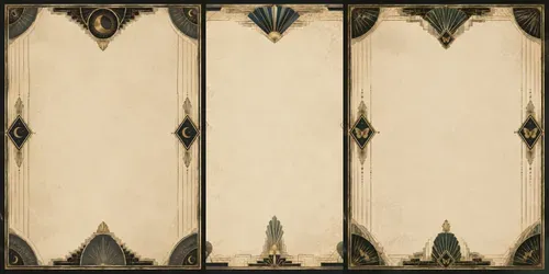 Art Deco Junk Journal Page Generator generated by chatgpt-image