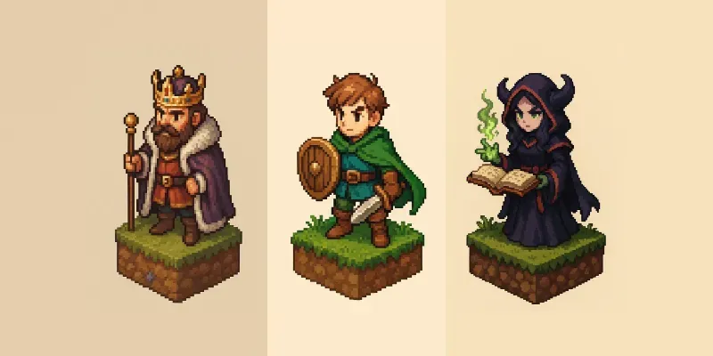Nostalgic 16bit RPG Sprites generated by undefined