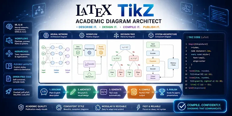 Latex Tikz Academic Diagram Architect generated by undefined