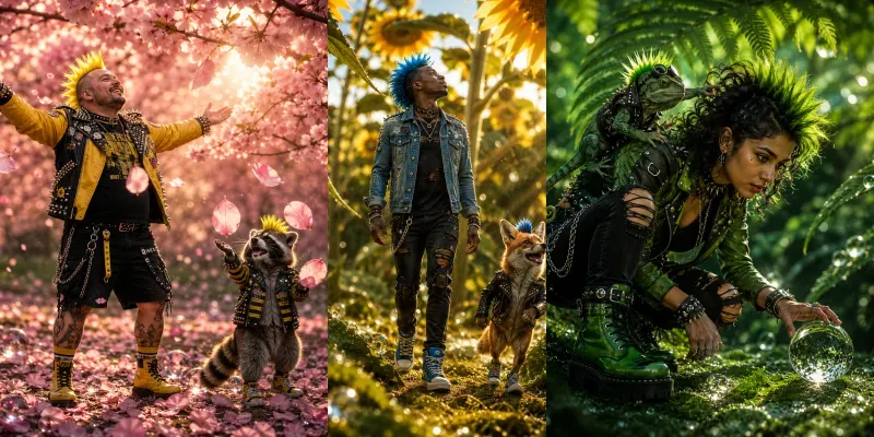 Tiny Punk Universes generated by undefined