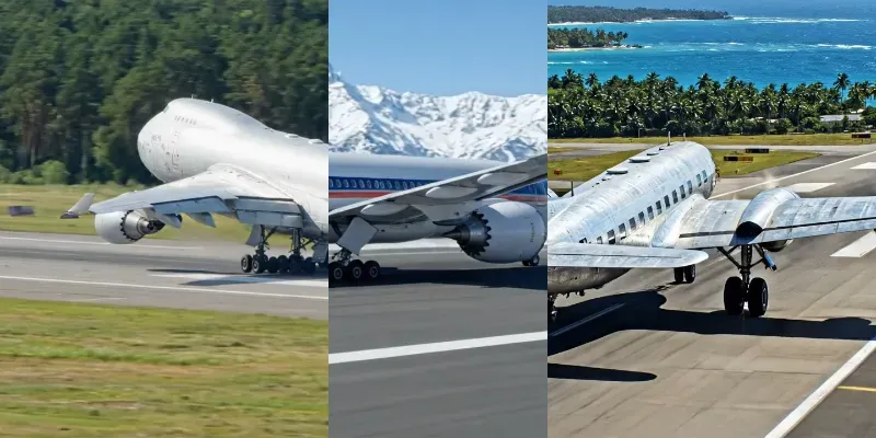 Cinematic Aircraft Takeoffs Videos generated by undefined